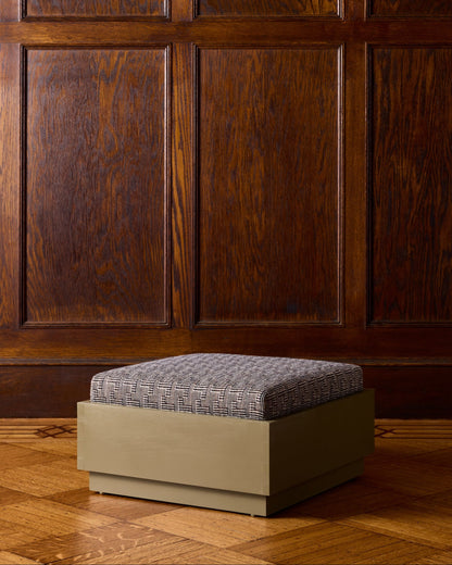 GRETE OTTOMAN - OLIVE